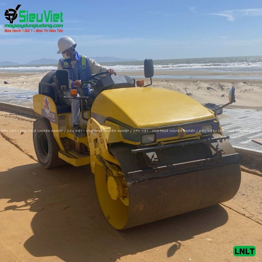 Cho thuê xe lu rung nhỏ 1>7 tấn - Giá tốt, giao nhanh trong ngày