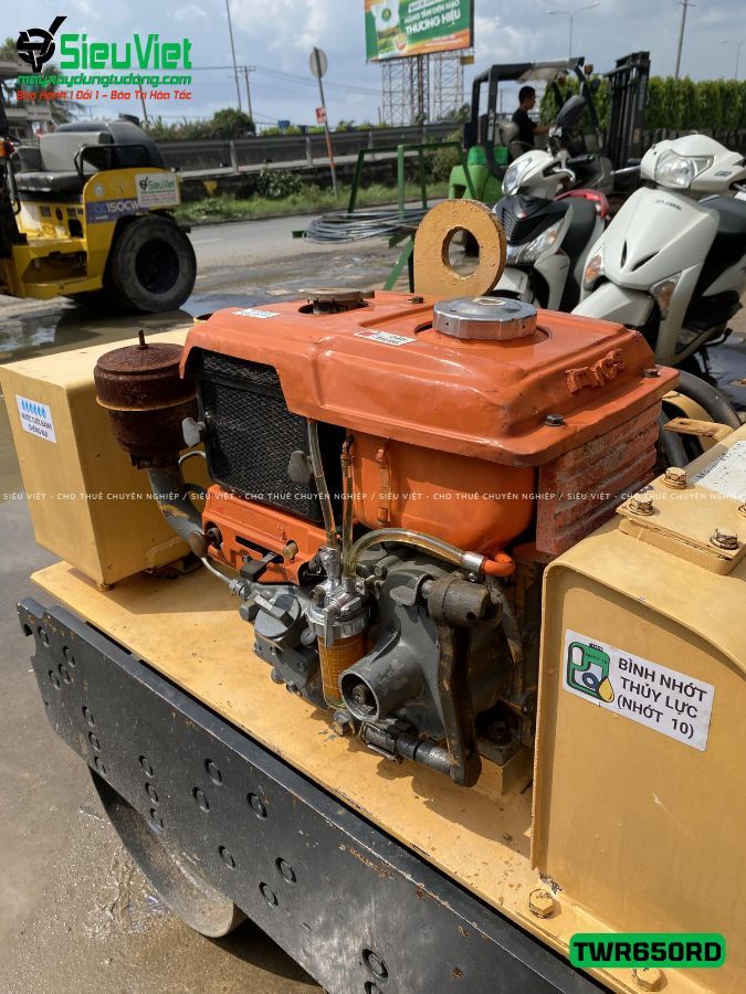Xe lu rung dắt tay 650Kg Tacom TWR650RD Nhật Bản (8703001)
