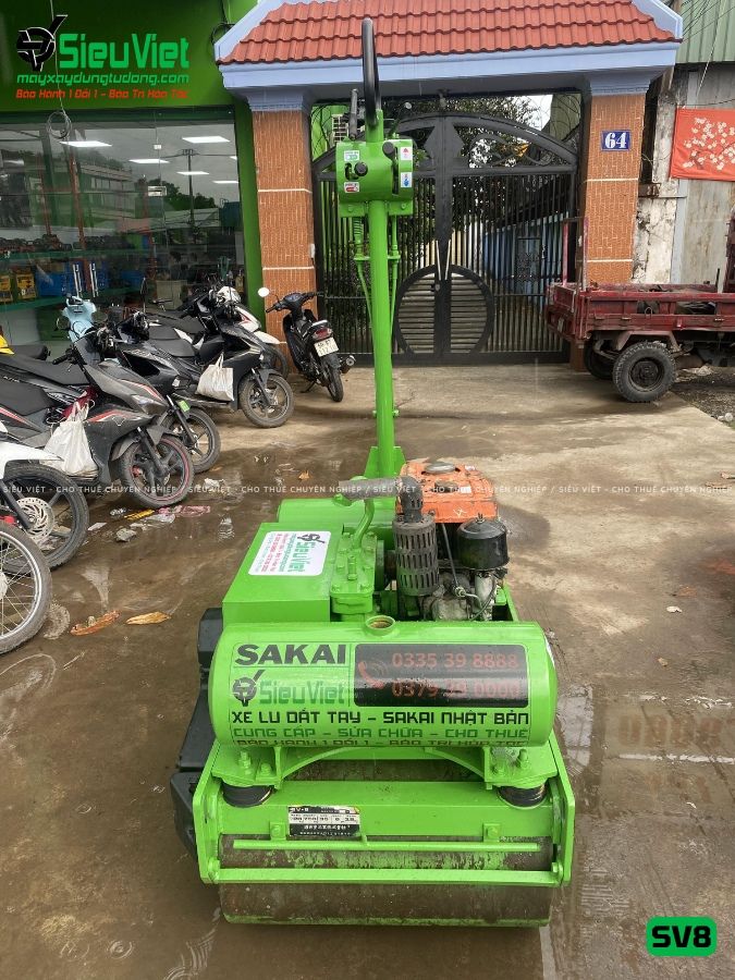Xe lu rung dắt tay 750Kg Sakai SV8 Nhật Bản (SV840211)