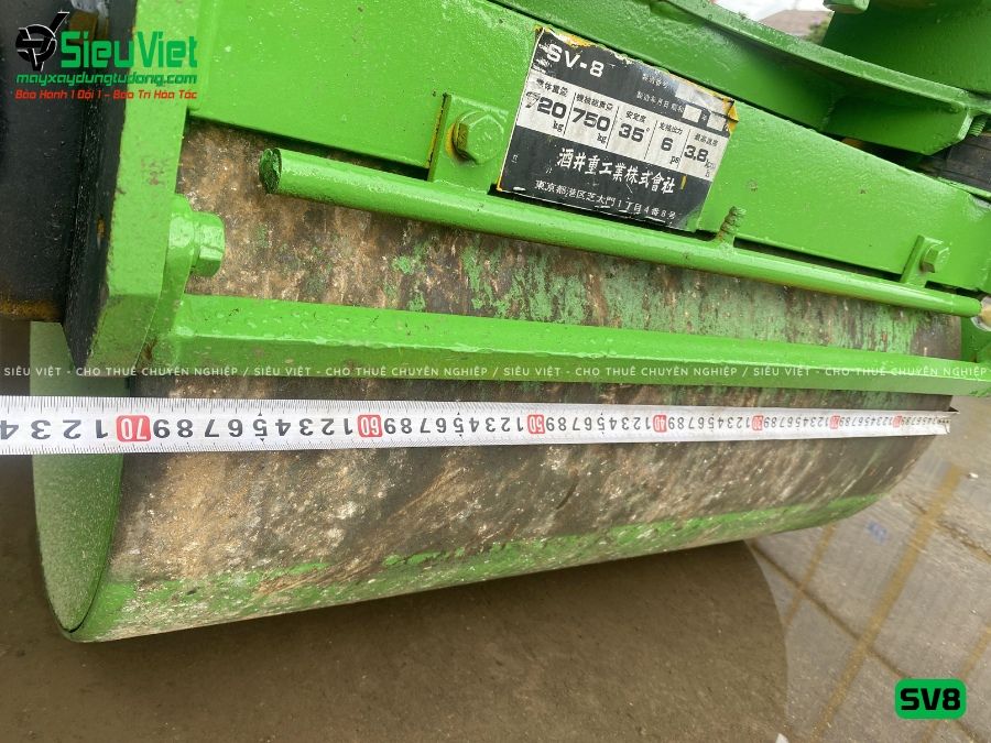 Xe lu rung dắt tay 750Kg Sakai SV8 Nhật Bản (SV840211)