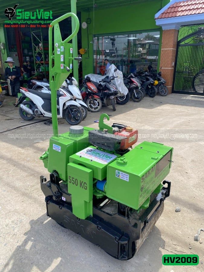 Xe lu rung dắt tay 550Kg Sakai HV2009 Nhật Bản