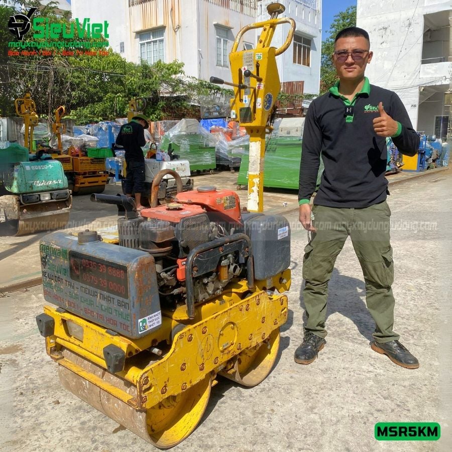 Xe lu rung dắt tay 590Kg Meiwa MSR5KM Nhật Bản (A5131)