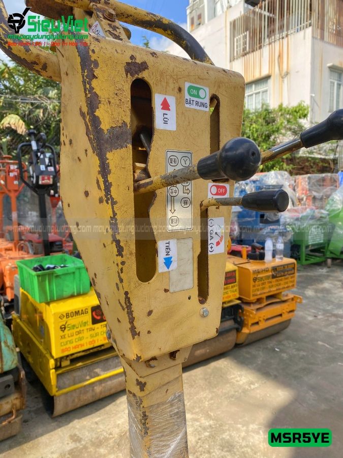 Xe lu rung dắt tay 590Kg Meiwa MSR5YE Nhật Bản (1827)