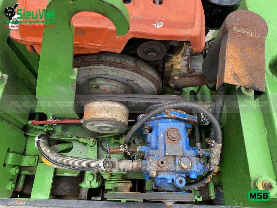 Xe lu rung dắt tay 600Kg Meiwa MS6 Nhật Bản (1031)