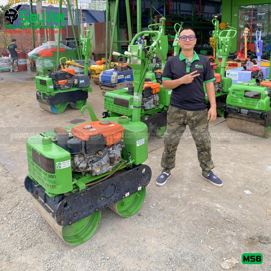 Xe lu rung dắt tay 600Kg Meiwa MS6 Nhật Bản