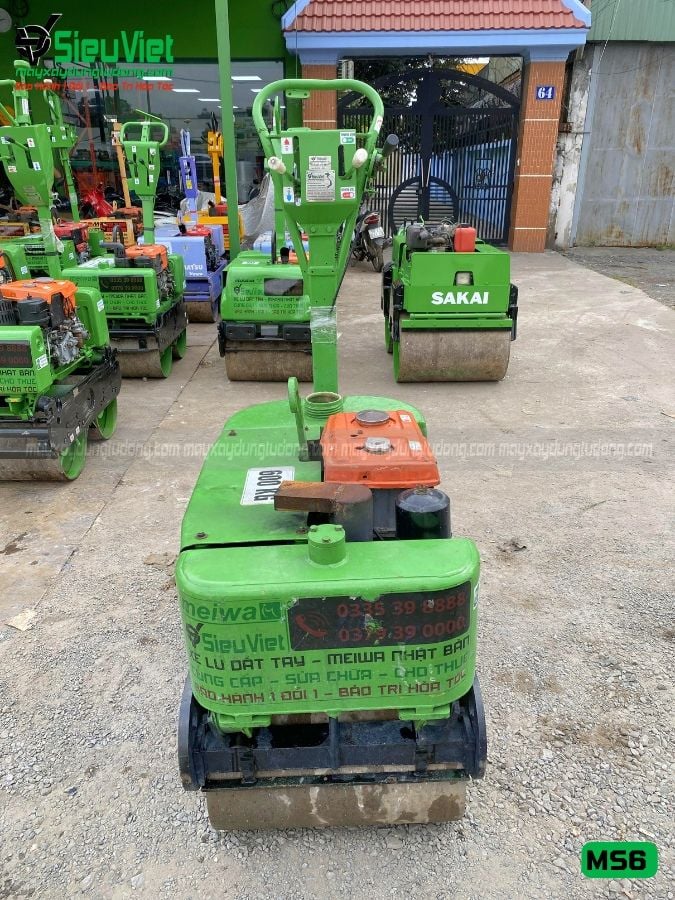Xe lu rung dắt tay 600Kg Meiwa MS6 Nhật Bản (1031)