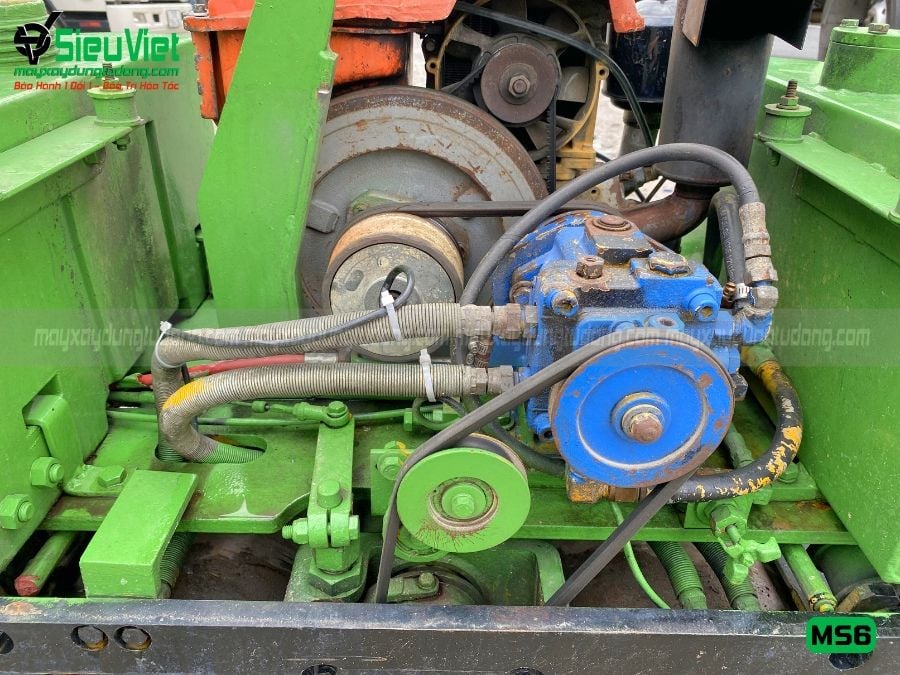 Xe lu rung dắt tay 600Kg Meiwa MS6 Nhật Bản (1031)