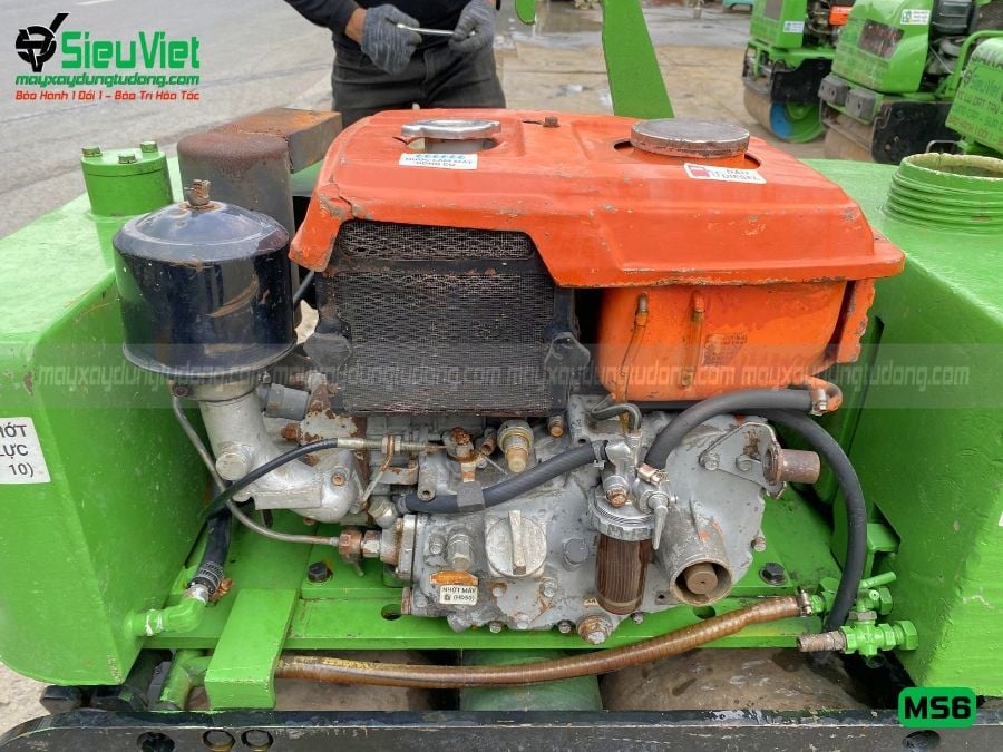 Xe lu rung dắt tay 600Kg Meiwa MS6 Nhật Bản (1031)