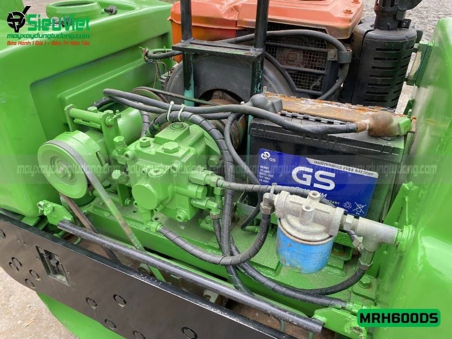 Xe lu rung dắt tay 640Kg Mikasa MRH600DS Nhật Bản (K4733)