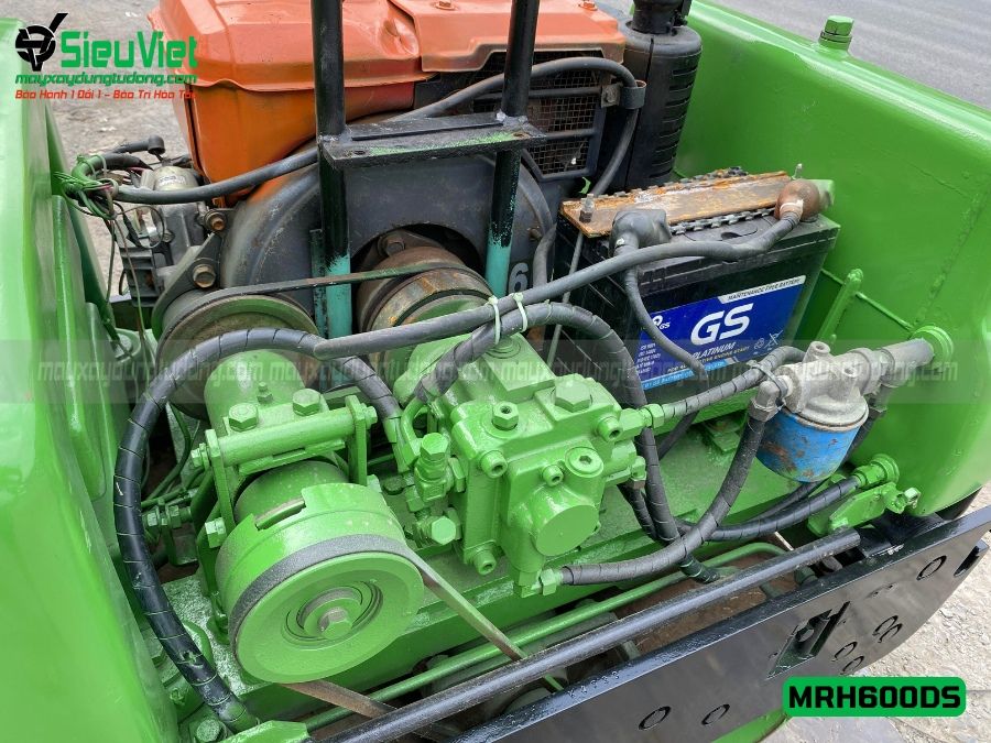 Xe lu rung dắt tay 640Kg Mikasa MRH600DS Nhật Bản (K4733)