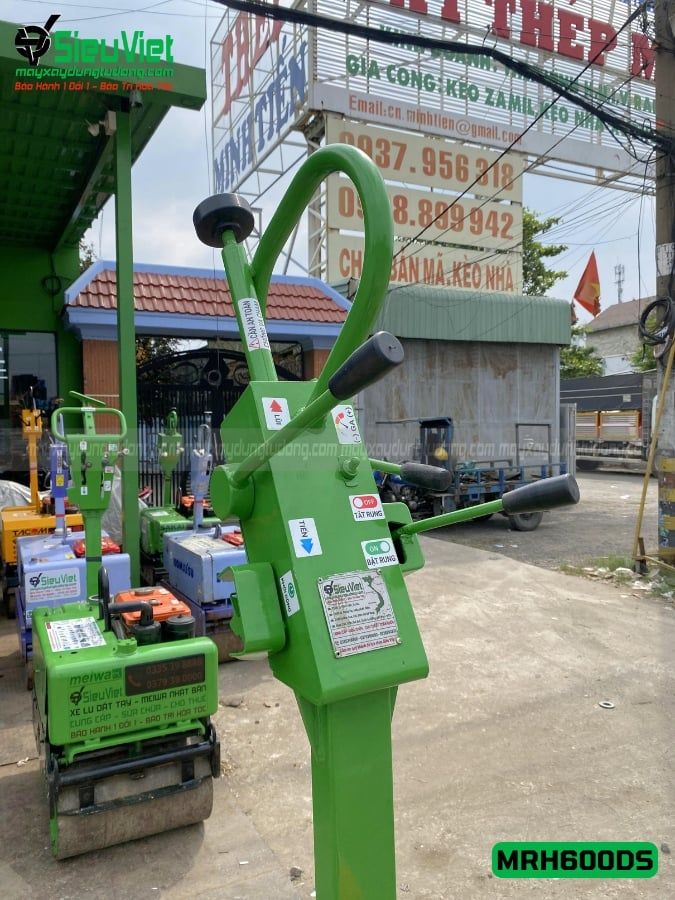 Xe lu rung dắt tay 640Kg Mikasa MRH600DS Nhật Bản (K4733)
