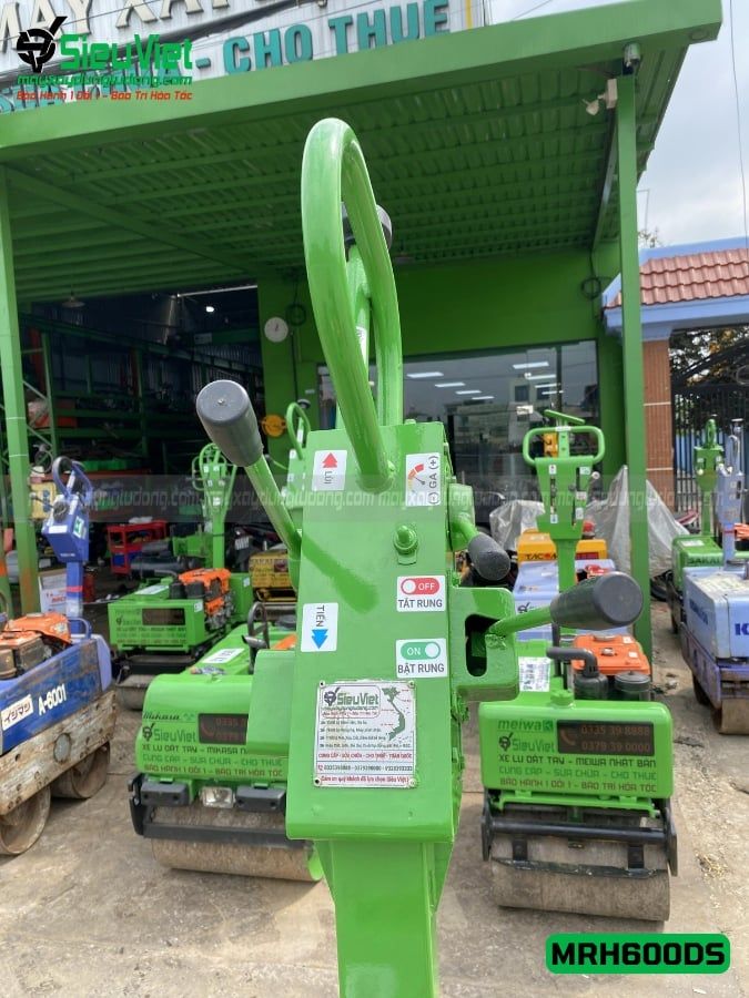 Xe lu rung dắt tay 640Kg Mikasa MRH600DS Nhật Bản (K4733)