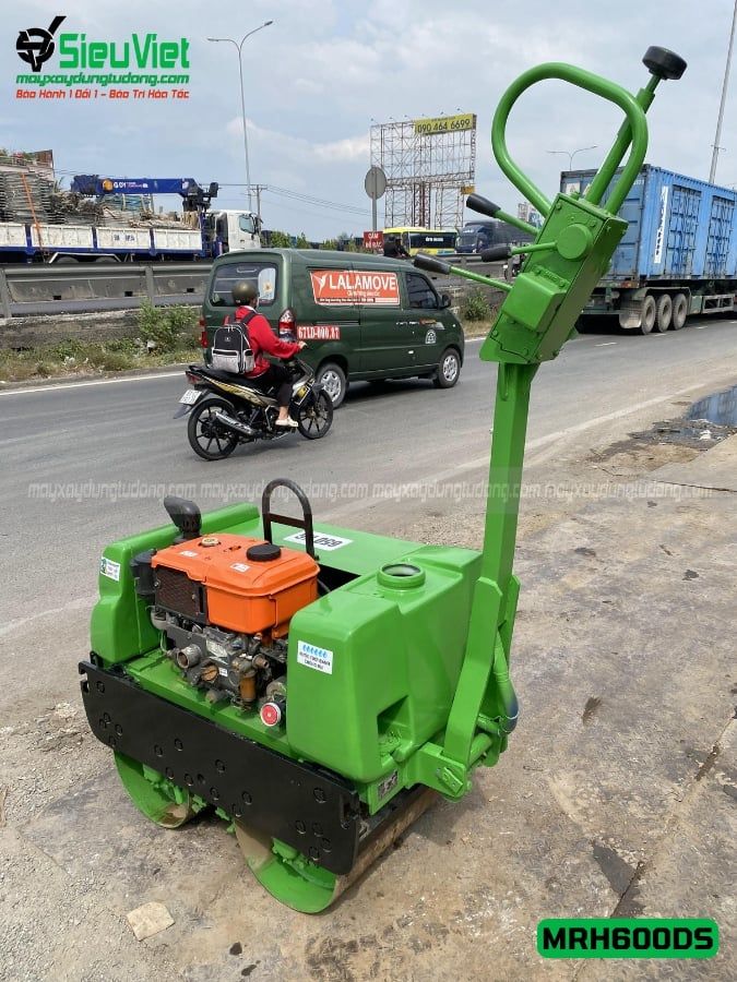 Xe lu rung dắt tay 640Kg Mikasa MRH600DS Nhật Bản (K4733)
