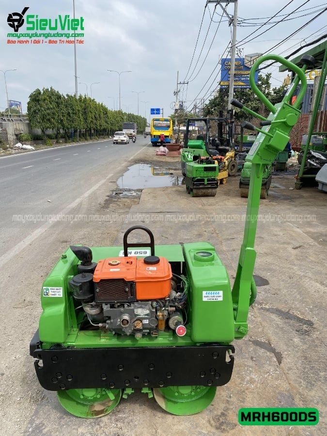 Xe lu rung dắt tay 640Kg Mikasa MRH600DS Nhật Bản (K4733)