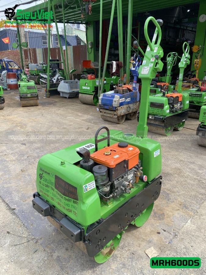 Xe lu rung dắt tay 640Kg Mikasa MRH600DS Nhật Bản (K4733)