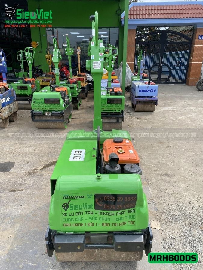 Xe lu rung dắt tay 640Kg Mikasa MRH600DS Nhật Bản (K4733)