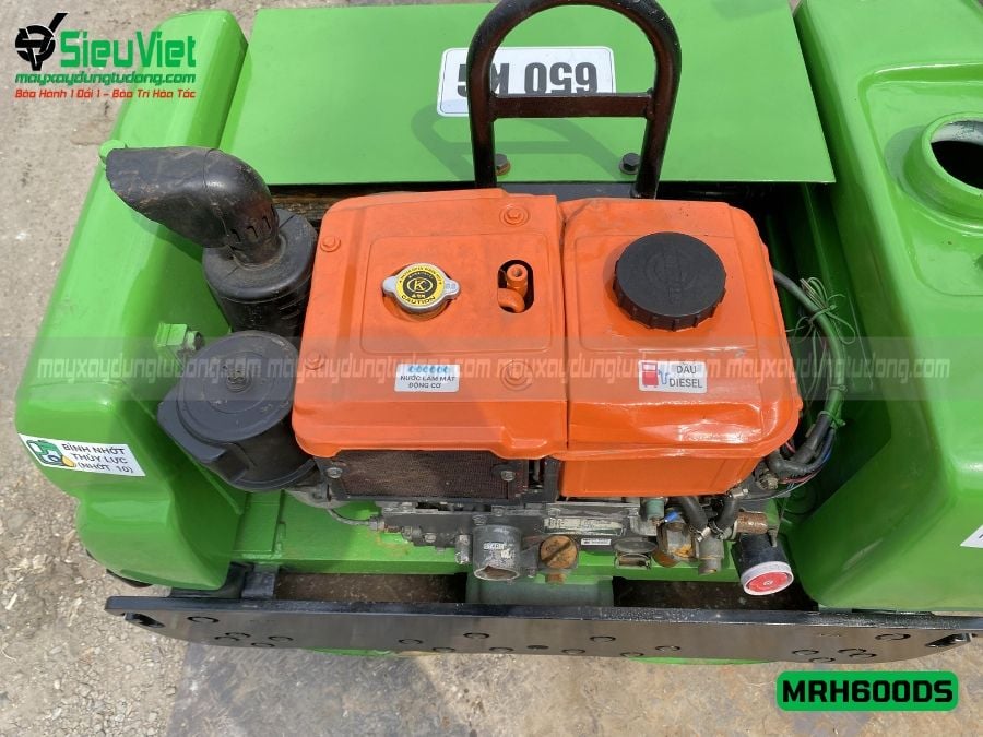 Xe lu rung dắt tay 640Kg Mikasa MRH600DS Nhật Bản (K4733)