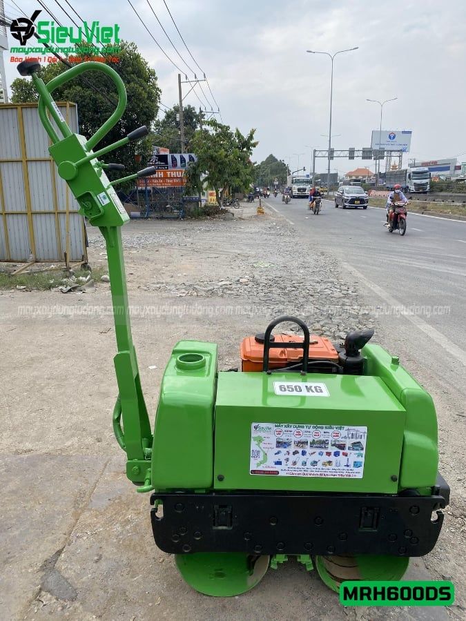 Xe lu rung dắt tay 640Kg Mikasa MRH600DS Nhật Bản (K4733)