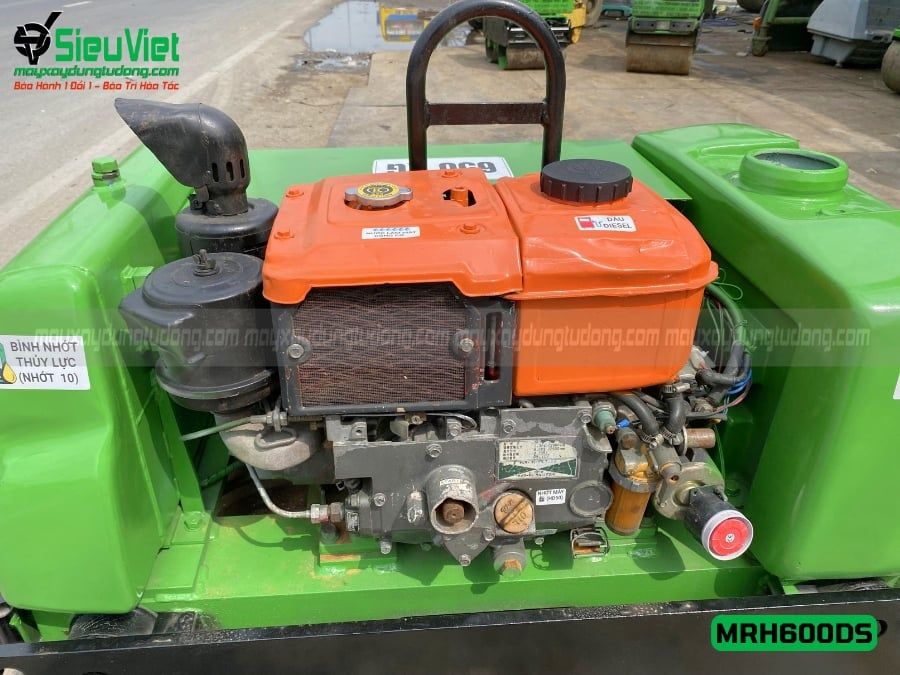 Xe lu rung dắt tay 640Kg Mikasa MRH600DS Nhật Bản (K4733)