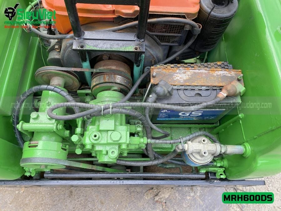 Xe lu rung dắt tay 640Kg Mikasa MRH600DS Nhật Bản (K4733)
