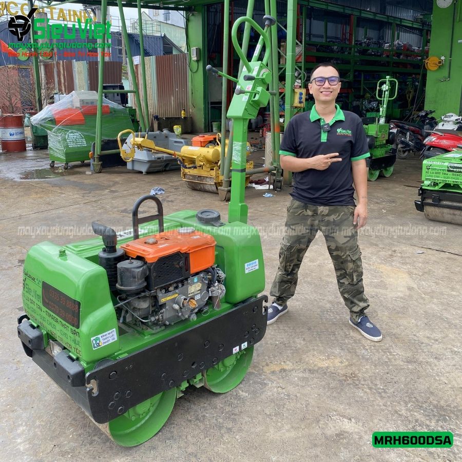 Xe lu rung dắt tay 640Kg Mikasa MRH600DSA Nhật Bản (H3669)