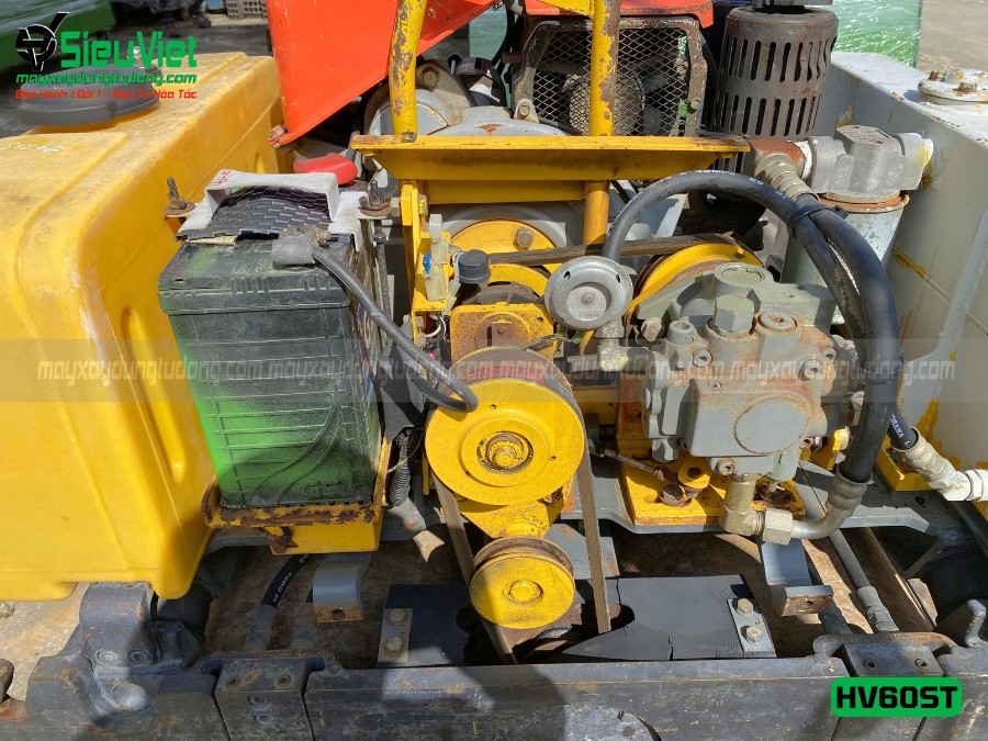 Xe lu dắt tay 640Kg Sakai HV60ST Nhật Bản - Vệt Lu Lớn - Máy Xây Dựng ...