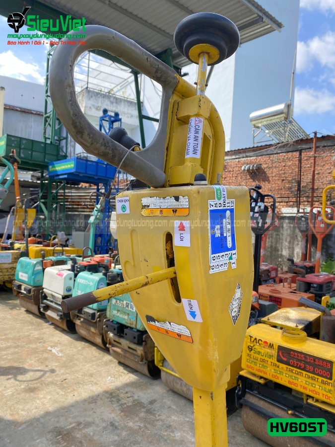 Xe lu dắt tay 640Kg Sakai HV60ST Nhật Bản - Vệt Lu Lớn - Máy Xây Dựng ...