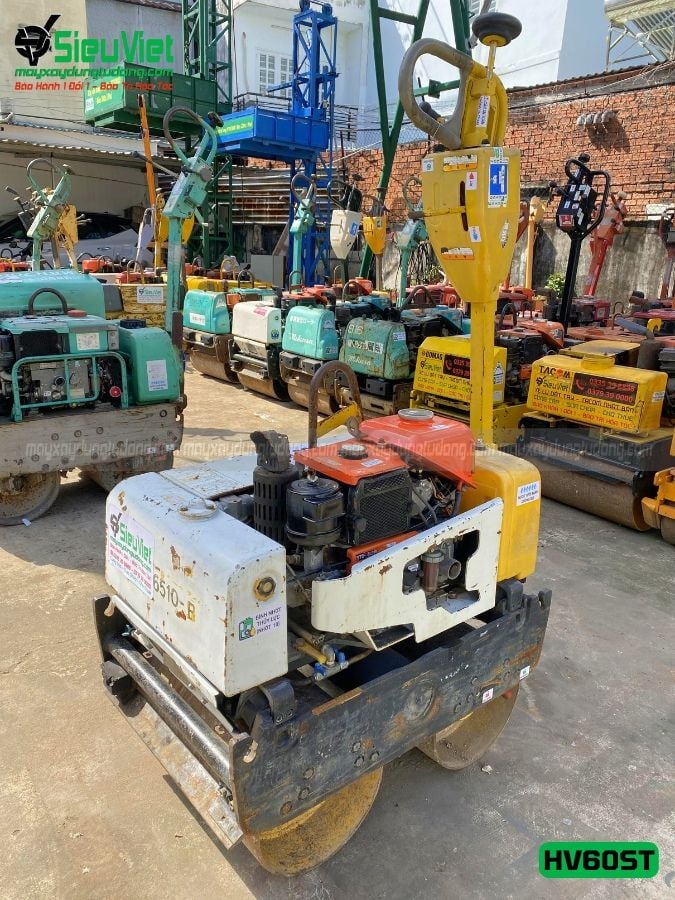 Xe lu dắt tay 640Kg Sakai HV60ST Nhật Bản - Vệt Lu Lớn - Máy Xây Dựng ...