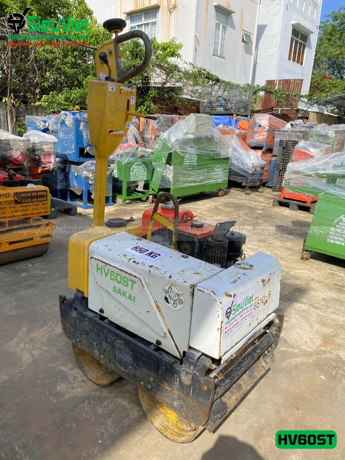 Xe lu dắt tay 640Kg Sakai HV60ST Nhật Bản - Vệt Lu Lớn - Máy Xây Dựng ...