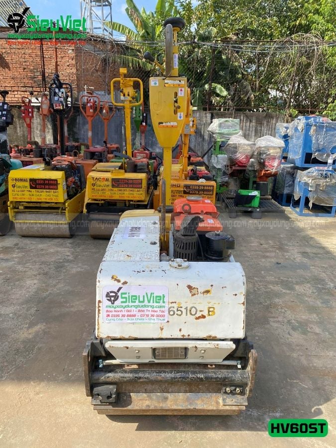Xe lu dắt tay 640Kg Sakai HV60ST Nhật Bản - Vệt Lu Lớn - Máy Xây Dựng ...