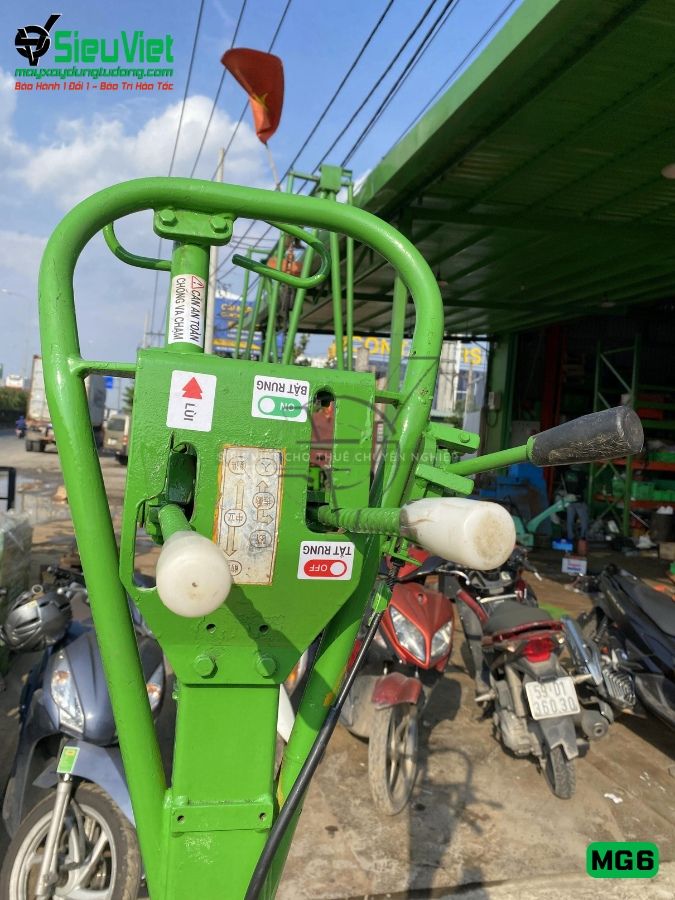 Xe lu rung dắt tay 650Kg Meiwa MG6 Nhật Bản (H2278)