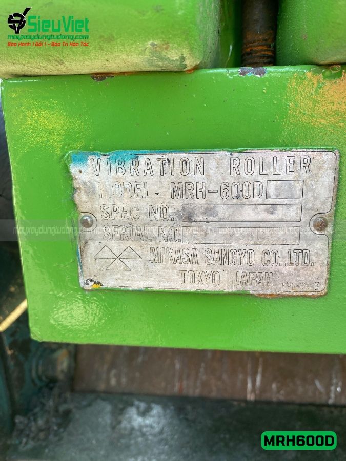 Xe lu rung dắt tay 650Kg Mikasa MRH600D Nhật Bản