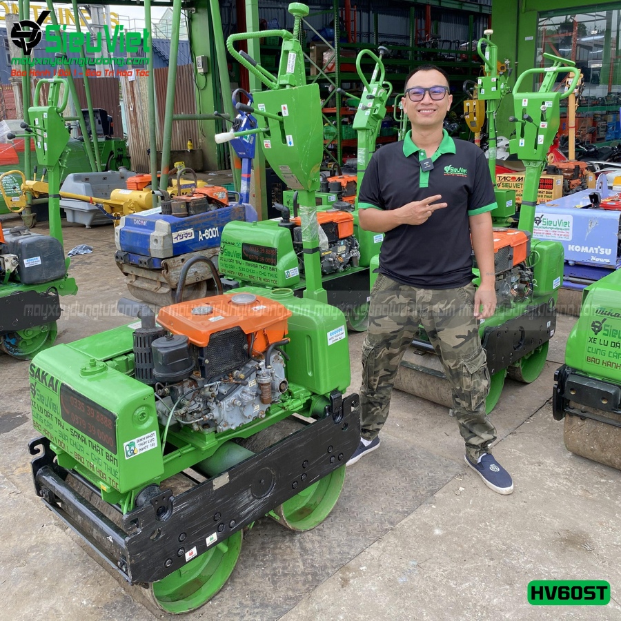 Xe lu dắt tay 650Kg Sakai HV60ST Nhật Bản