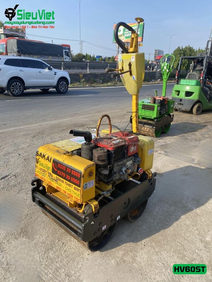 Máy lu dắt tay 650Kg Sakai HV60ST Nhật Bản - Nguyên zin, giá rẻ - Máy ...