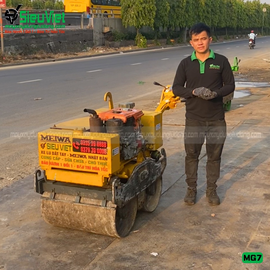 Xe lu rung dắt tay 700Kg Meiwa MG7 Nhật Bản