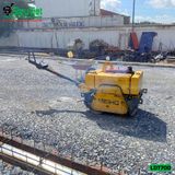 (Cho Thuê Ngày) Xe lu dắt tay 700Kg Nhật Bản - Động cơ Diesel