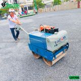 (Cho Thuê Tuần) Xe lu dắt tay 700Kg Nhật Bản - Động cơ Diesel