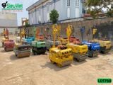 (Cho Thuê Tuần) Xe lu dắt tay 750Kg Nhật Bản - Động cơ Diesel