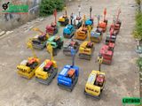 (Cho Thuê Ngày) Xe lu dắt tay 850Kg Nhật Bản - Động cơ Diesel