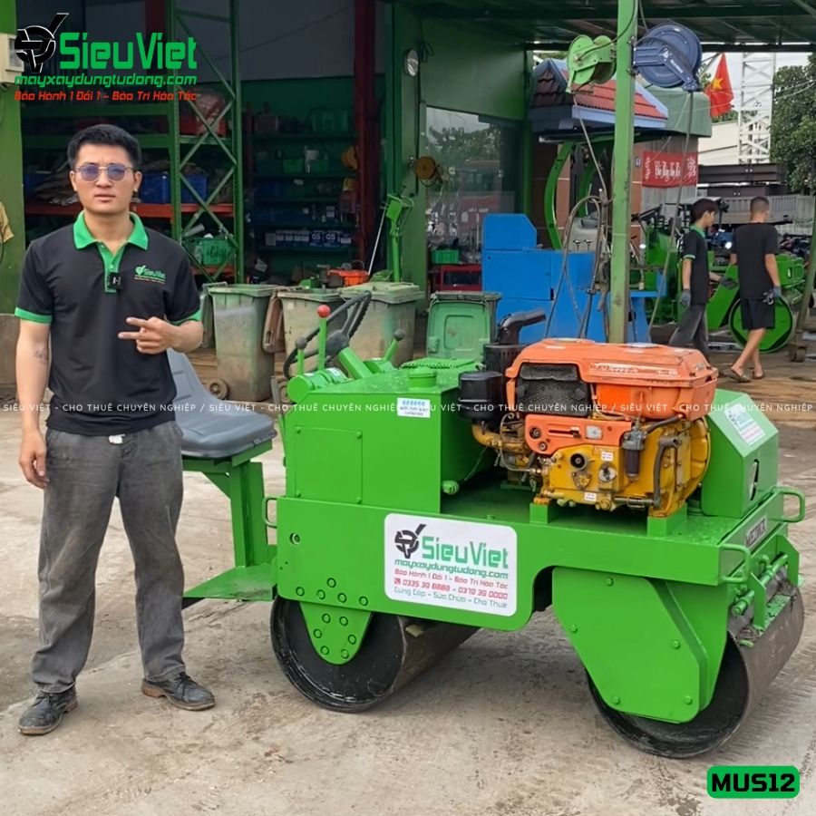 Xe lu rung nhỏ 1.2 Tấn Meiwa MUS12 Nhật Bản (495)