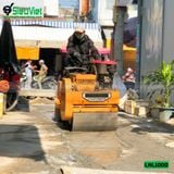 (Cho Thuê Tuần) Xe lu rung 1 tấn Nhật Bản - Động cơ Diesel