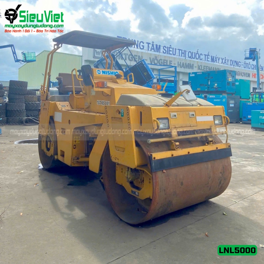 (Cho Thuê Tháng) Xe lu rung 5 > 7 Tấn Nhật Bản (Sakai, Hitachi, Bomag...)