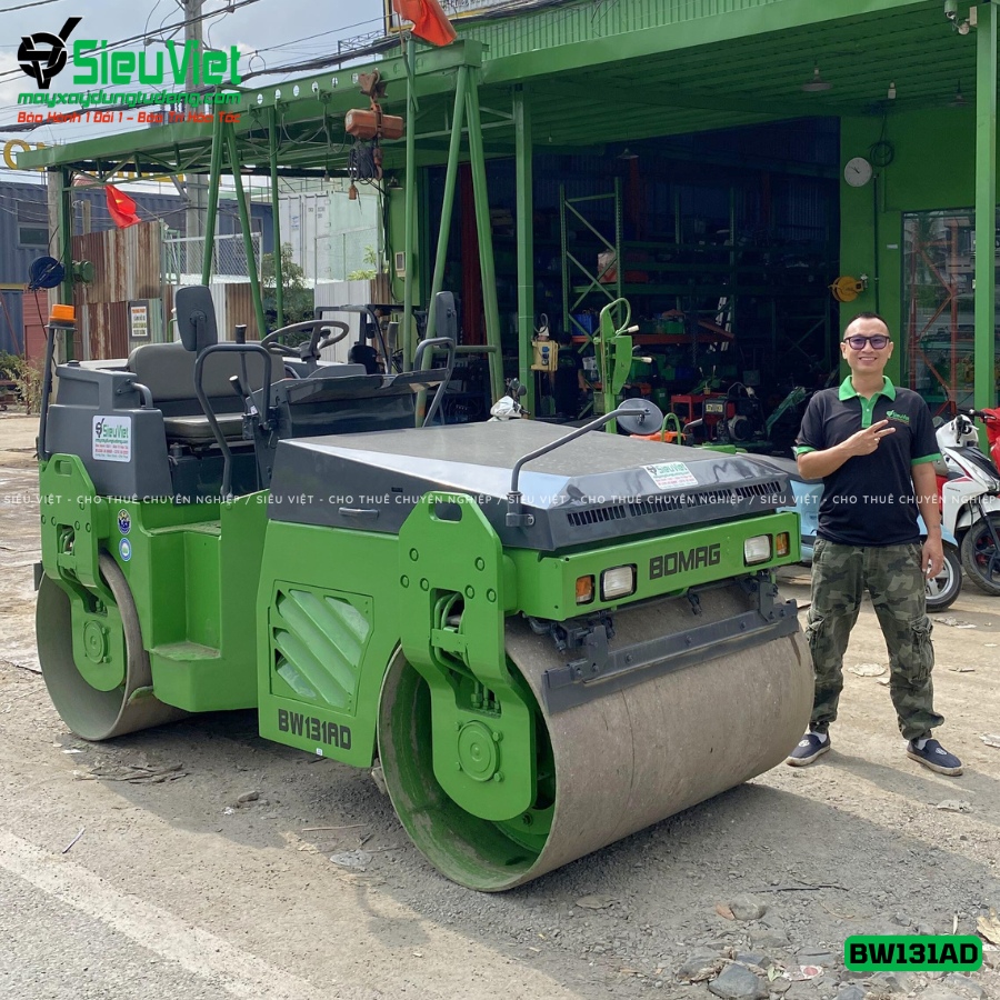 Xe lu rung 4 tấn Bomag BW131AD-2 Đức