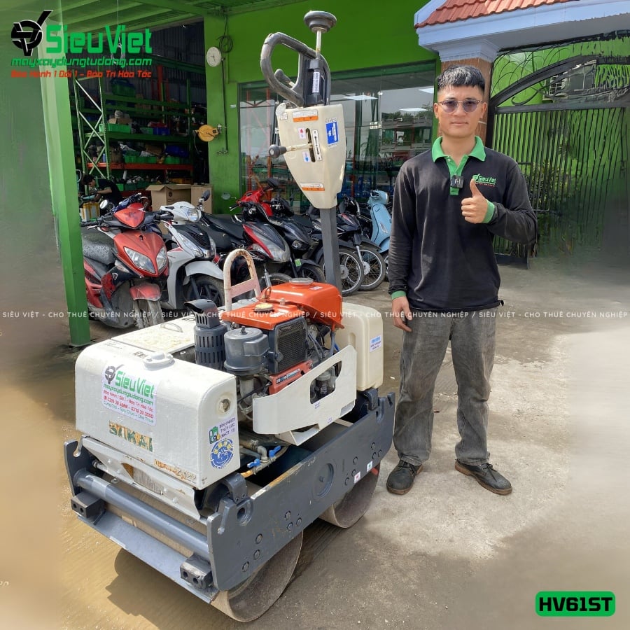 Xe lu rung dắt tay 650Kg Sakai HV61ST Nhật Bản
