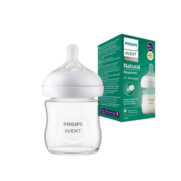 Bình sữa thủy tinh mô phỏng tự nhiên Philips Avent 120ml (đơn)
