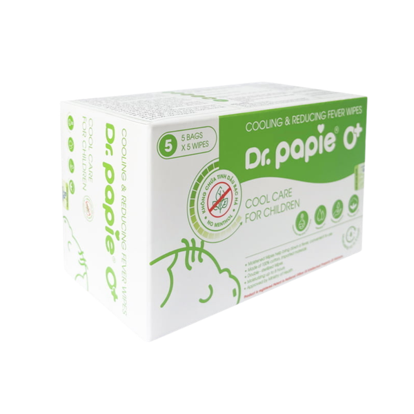 Khăn hạ sốt Dr.Papie 0+