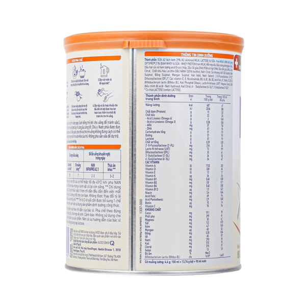 Sữa Nan InfiniPro A2 số 3 (800g) cho bé từ 2-6 tuổi