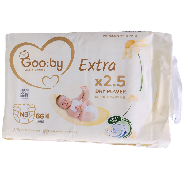 Tã Gooby Extra Ngày Dán NB-68  (< 5 kg)