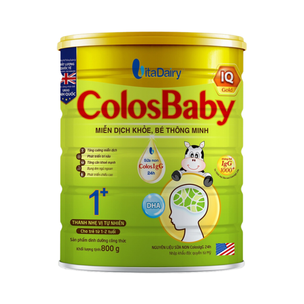 Sữa ColosBaby IQ 1+ (800g) cho bé từ 1-2 tuổi