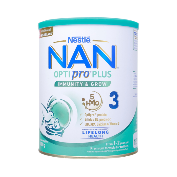 Sữa Nan Optipro Plus số 3 (800g) cho bé từ 1-2 tuổi